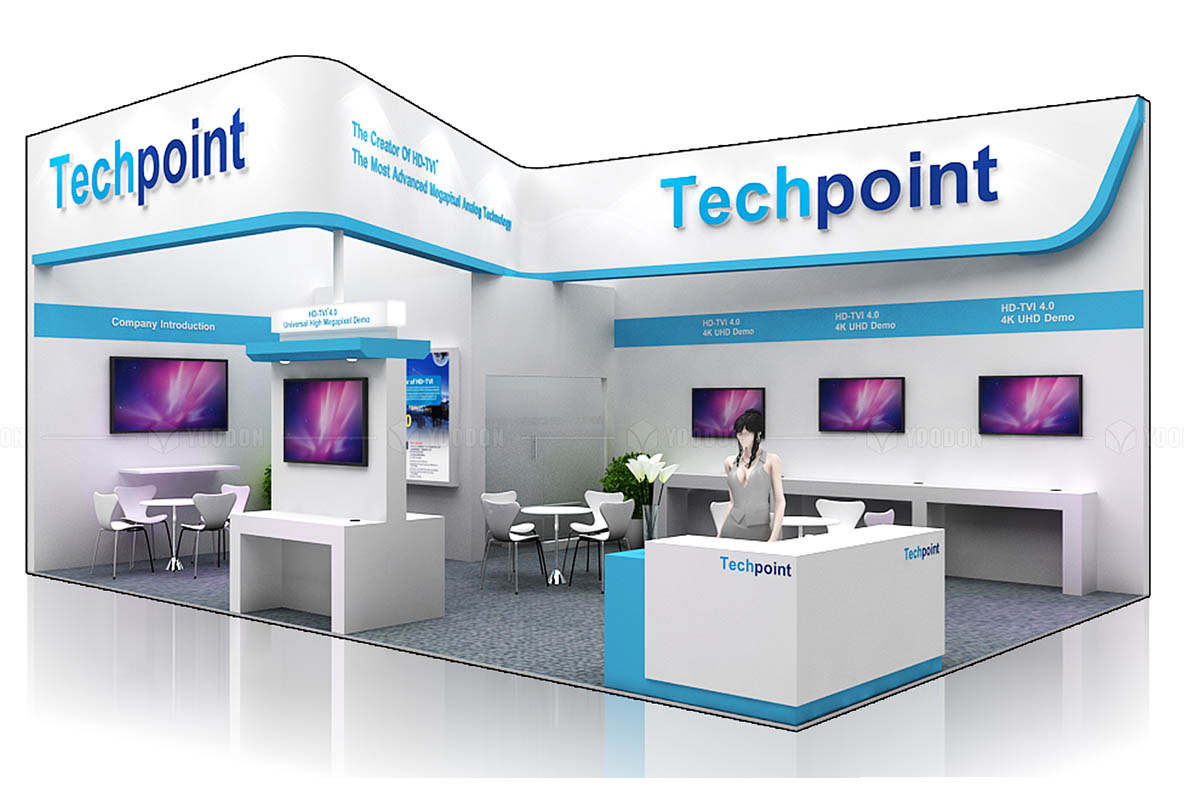 Techpoint_安防展臺(tái)布置