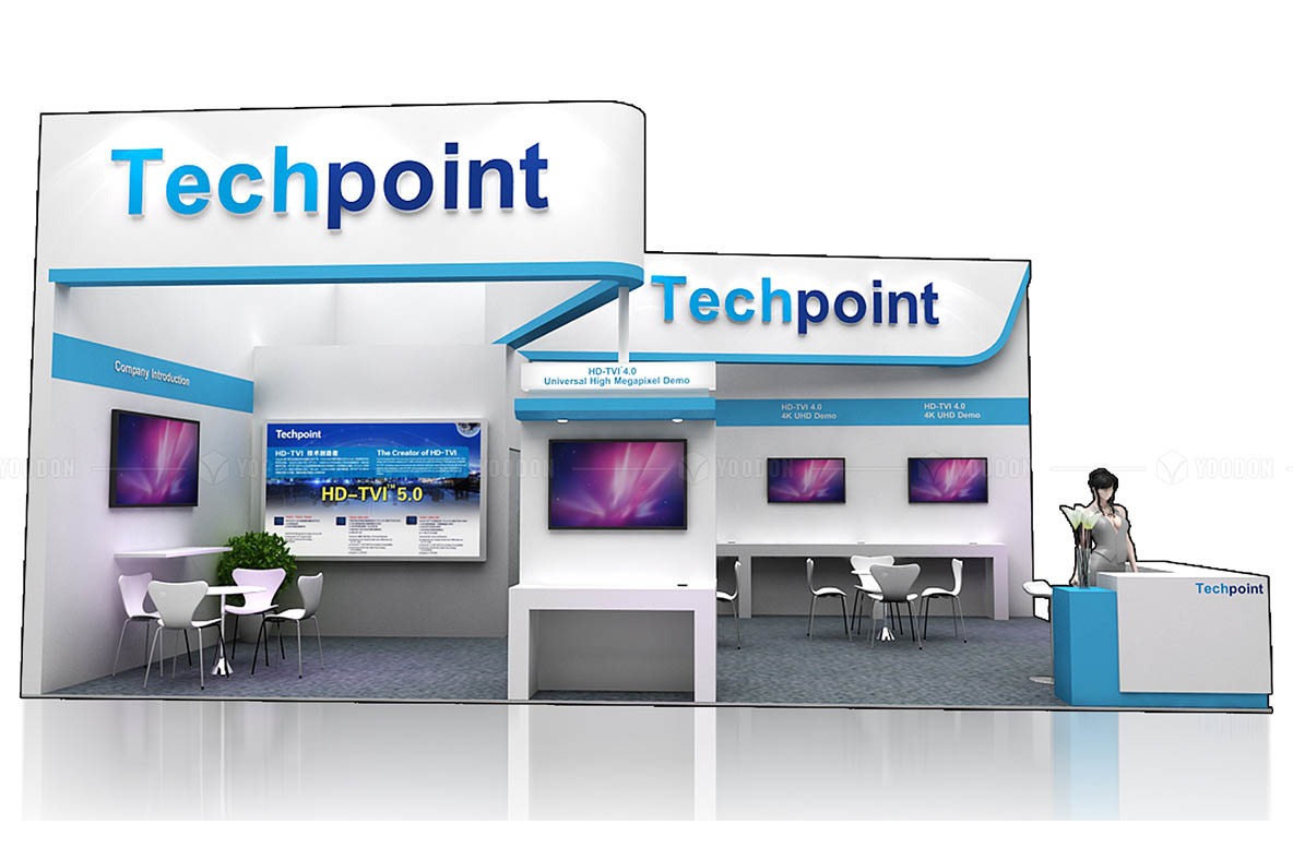 Techpoint_安防展臺(tái)布置