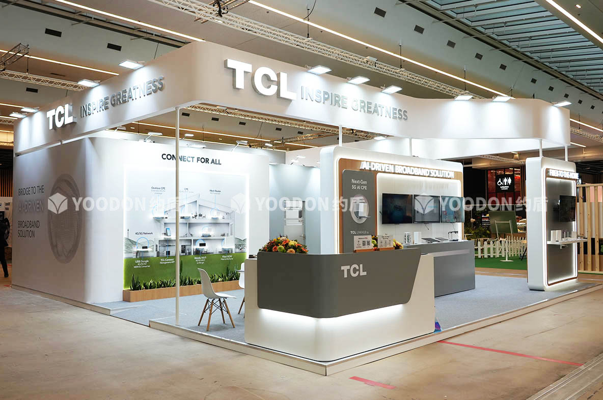 TCL_法國(guó)展臺(tái)搭建