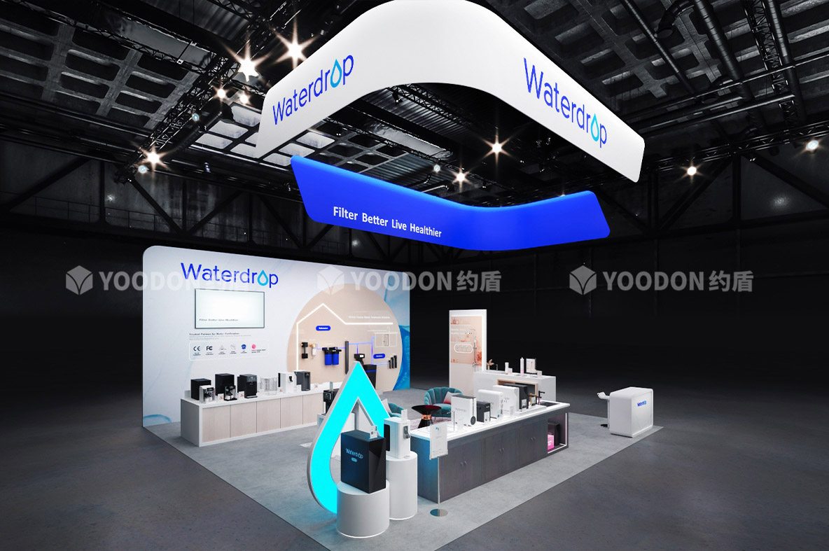 Waterdrop_美國展臺(tái)搭建