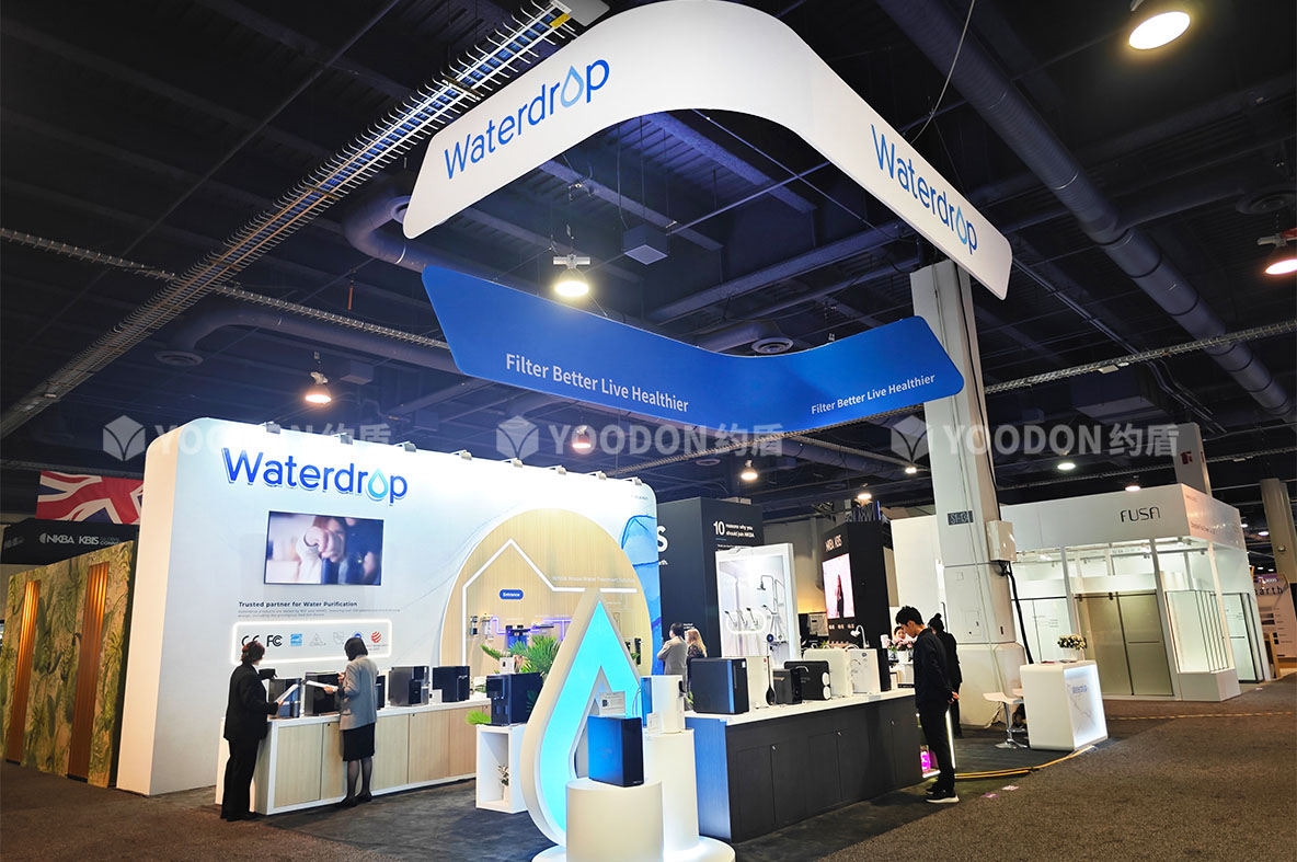 Waterdrop_美國展臺(tái)搭建