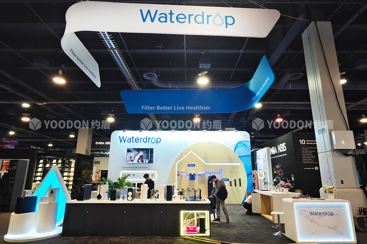 Waterdrop_美國展臺(tái)搭建
